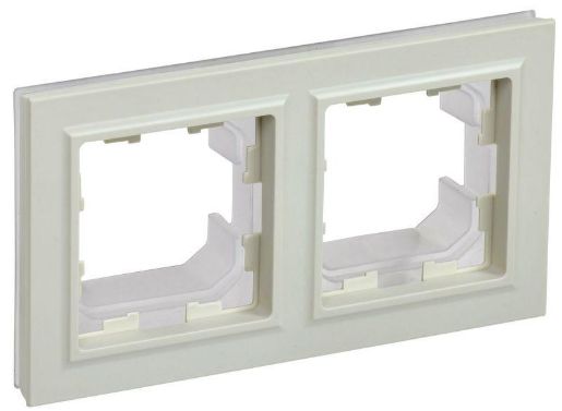Изображение Рамка 2-м IP44 BRITE РУ-2-БрКр-44 беж. IEK BR-M22-44-K10