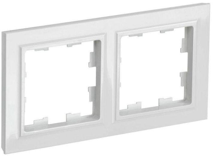 Изображение Рамка 2-м BRITE РУ-2-БрБ бел. IEK BR-M22-K01