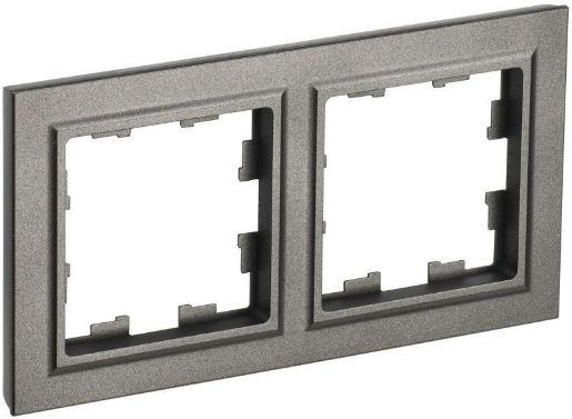 Изображение Рамка 2-м BRITE РУ-2-БрШ шампань IEK BR-M22-K37
