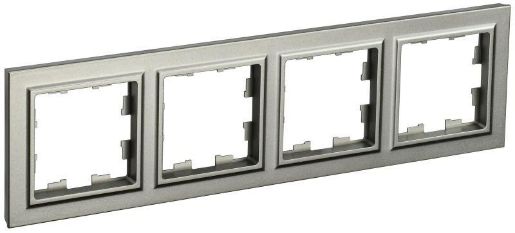 Изображение Рамка 4-м BRITE РУ-4-БрШ шампань IEK BR-M42-K37