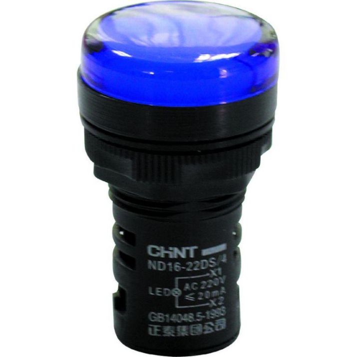 Изображение Индикатор ND16-22DS/2 син. AC/DC 24В (R) CHINT 592937