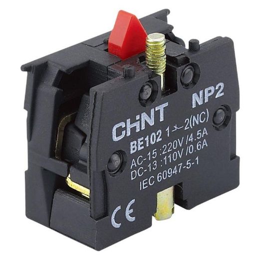 Изображение Блоки контактные NP2-BE102 1НЗ CHINT 576726