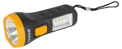 Изображение Фонарь универсальный UB-101 1SMD + 4LED 1Вт элементы питания 1хAA (не в компл.) Трофи Б0054034