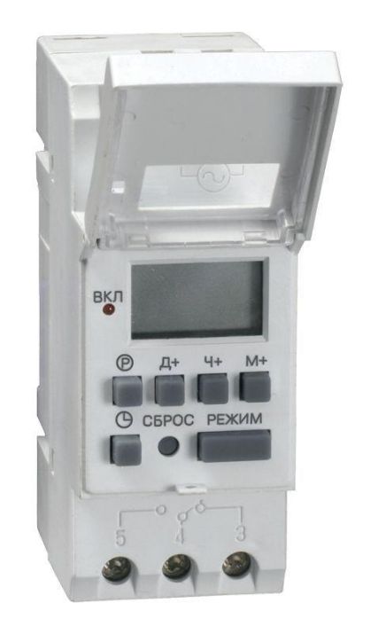 Изображение Таймер цифровой ТЭ15 16А 230В на DIN-рейку IEK MTA10-16