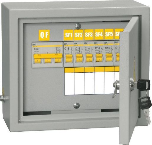Изображение Щит ОЩВ-6/ОЩВ-3-63-6-0 (ВВ63А 6х16А) IP31 IEK MSM10-3N-06-31