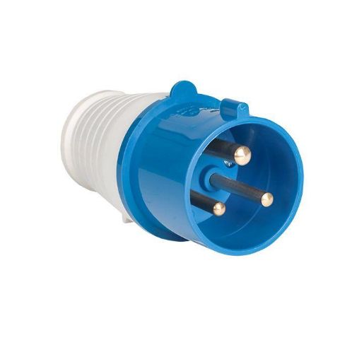 Изображение Вилка переносная 013 16А 2P+PE 220В IP44 EKF ps-013-16-220