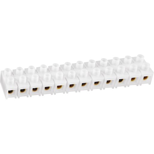 Изображение Колодка клеммная 10х35кв.мм 12 пар NTB-HPE-S12-80/WH квадратн. полиэтилен бел. NAVIGATOR 71008