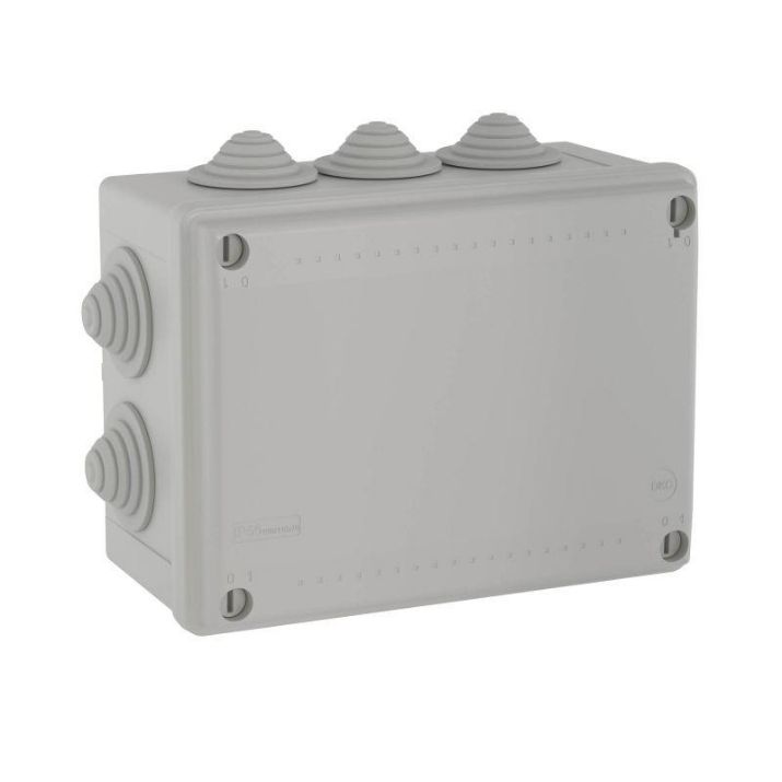 Изображение Коробка распределительная ОП 190х140х70мм IP55 10 каб. ввод DKC 54100