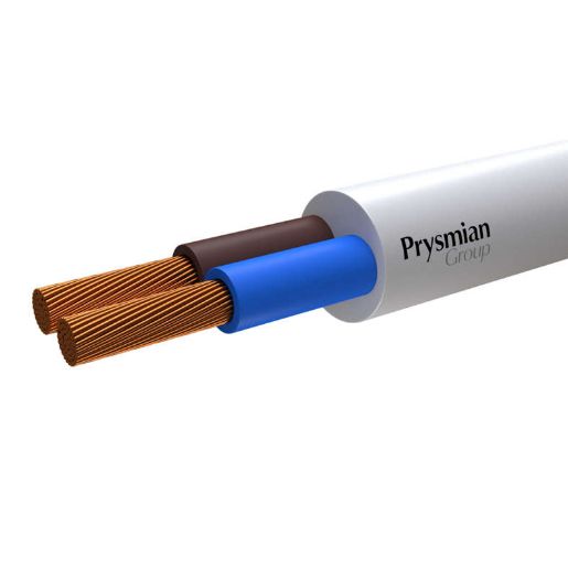 Изображение Провод ПВС 2х1.5 Б (бухта) (м) РЭК-PRYSMIAN 0102040201