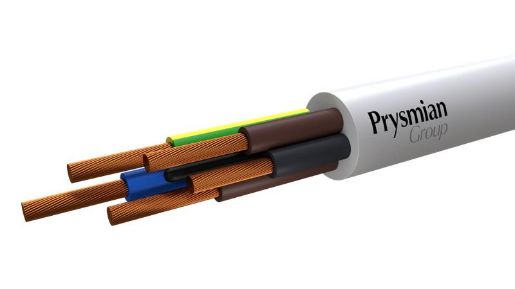Изображение Провод ПВС 5х4 Б (бухта) (м) РЭК-PRYSMIAN 0105060201
