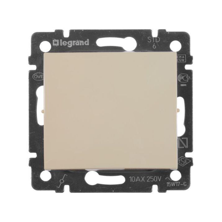 Изображение Механизм переключателя проходного 1-кл. СП Valena 10А IP31 250В сл. кость Leg 774306