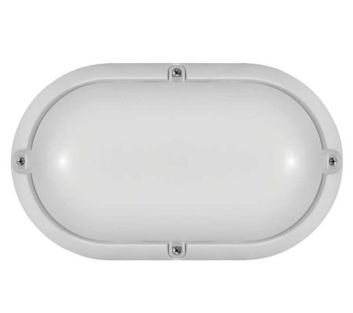 Изображение Светильник светодиодный 71 687 OBL-O1-7-4K-WH-IP65-LED 7Вт 4000К IP65 520лм ЖКХ овал бел. (аналог НПП) ОНЛАЙТ 71687