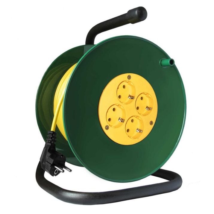 Изображение Удлинитель на катушке 4х20м с заземл. 16А IP20 3.7кВт Союз 481S-3602