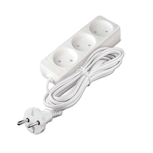 Изображение Удлинитель 3х5м без заземл. 6А IP20 1.3кВт ШВВП Союз 481S-0305