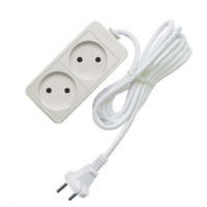 Изображение Удлинитель 2х7м без заземл. 10А IP20 2.2кВт ПВС Союз 481S-1207