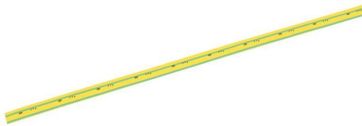 Изображение Трубка термоусадочная ТТУ нг-LS 40/20 желт./зел. 1м IEK UDRS-D40-1-K52