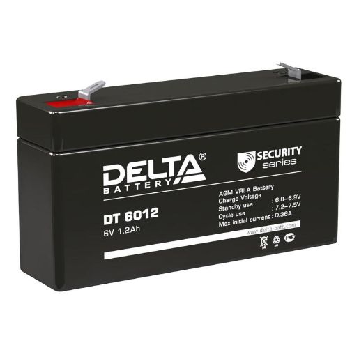 Изображение Аккумулятор ОПС 6В 1.2А.ч Delta DT 6012