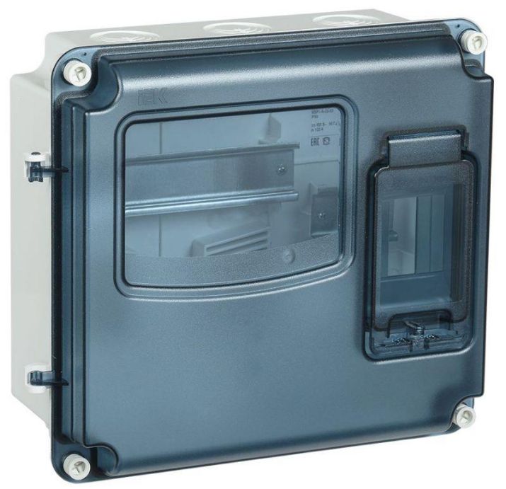Изображение Корпус ЩУРн-П 1/3 Krepta 5 IP66 PC пластик. IEK MSP1-N-03-55