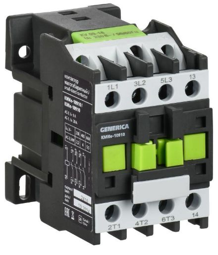 Изображение Контактор КМИе-10910 9А 230В/АС3 1НО IEK KKME11-009-230-10