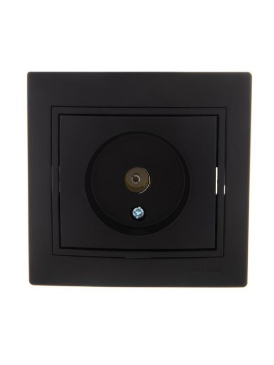 Изображение Розетка телевизионная проходная TV СП Mira черн. бархат LEZARD 701-4242-129