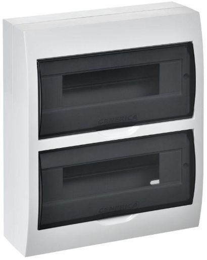 Изображение Бокс ЩРН-П-24 мод. навесной пластик IP41 GENERICA MKP12-N-24-41-G