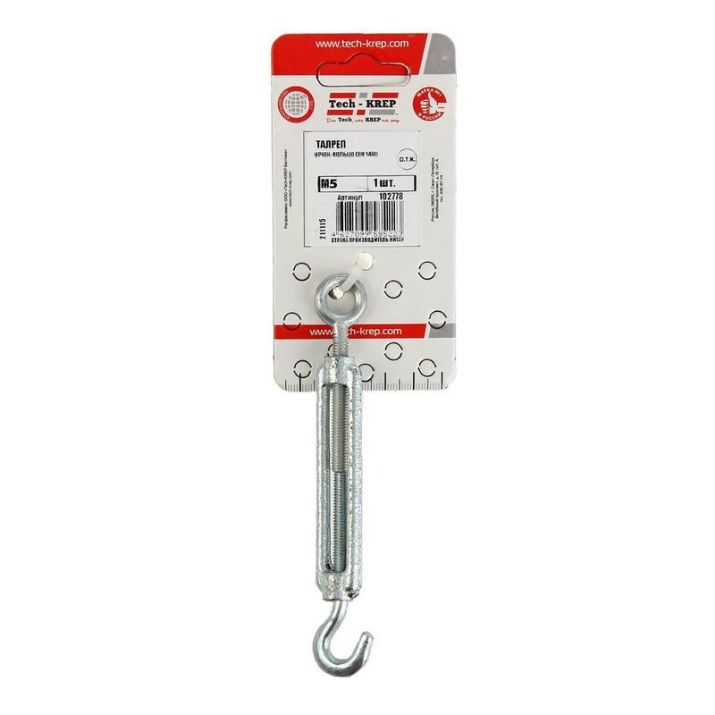 Изображение Талреп крюк-кольцо М6 DIN 1480 Tech-Krep 102778