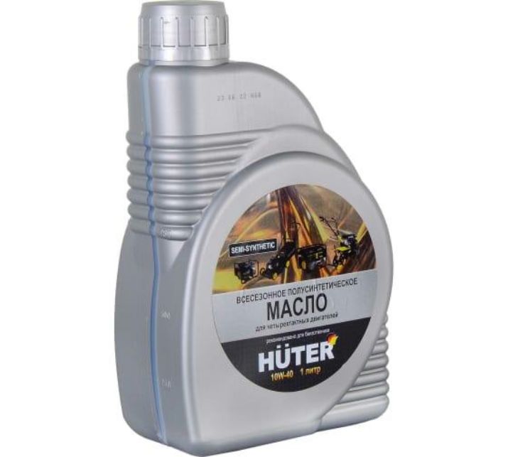 Изображение Масло моторное 10W-40 полусинтетическое для четырехтактных двигателей для техники Huter 1л Ресанта 73/8/1/1