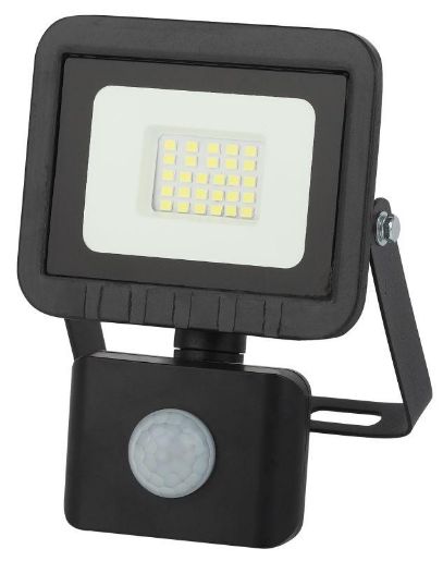 Изображение Прожектор светодиодный LPR-041-2-65K-020 20Вт 6500К 1600лм IP65 100х130х45 уличный датчик движ. регулир. Эра Б0043585
