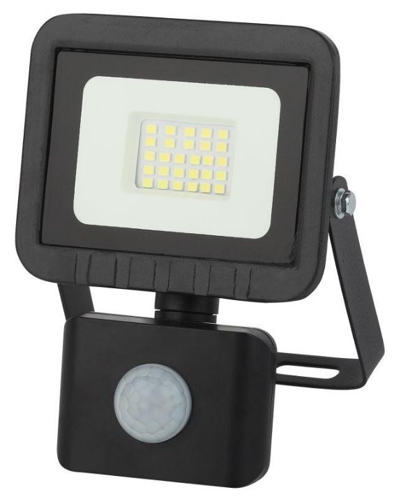 Изображение Прожектор светодиодный LPR-041-2-65K-020 20Вт 6500К 1600лм IP65 100х130х45 уличный датчик движ. регулир. Эра Б0043585