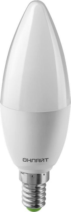 Изображение Лампа светодиодная 90 115 OLL-C37-10-230-6.5K-E14-PROMO ОНЛАЙТ 90115