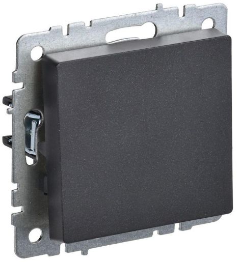 Изображение Выключатель 1-кл. СП BRITE ВС10-1-0-БрЧ 10А черн. IEK BR-V10-0-10-K02