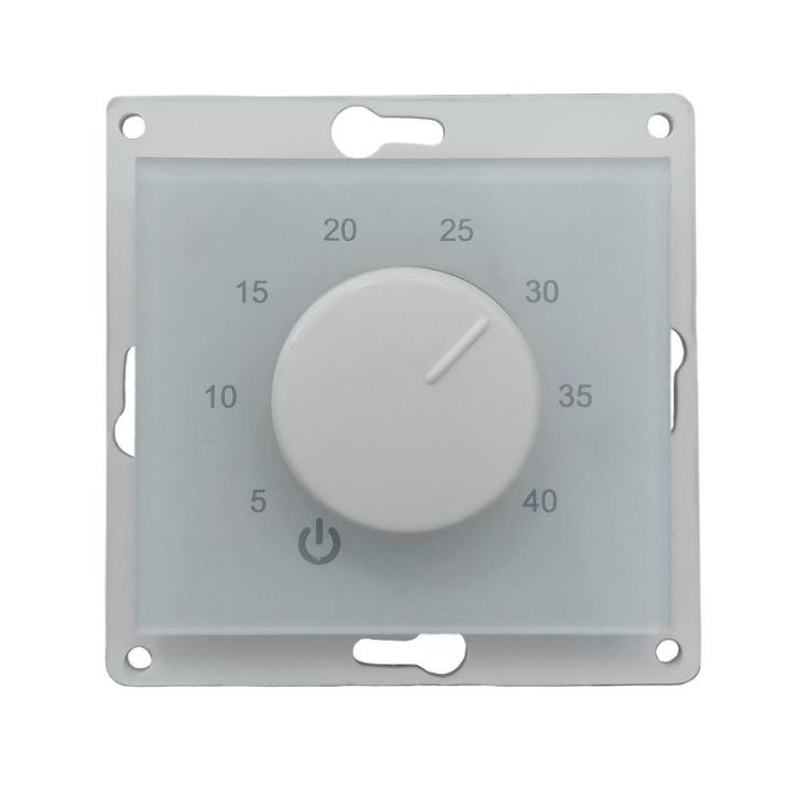 Изображение Термостат механический Th-HF-G-W 16А 3.6кВт для теплых полов датчик пола с возможн. установкой в рамку Schneider Glossa бел. EXTHERM Th-HF-G-W