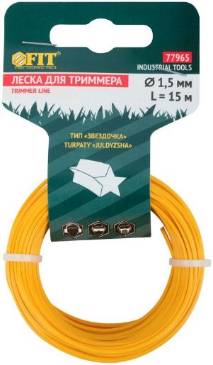 Изображение Леска для садовых триммеров "Звездочка" 1.5ммх15м FIT 77965
