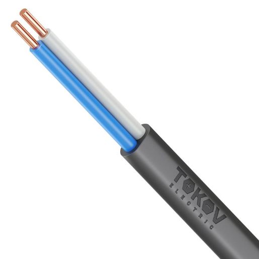 Изображение Кабель TOKOV ELECTRIC ВВГ-Пнг(А)-LS 2х4 ОК (N) 0.66кВ (м) УТ000028387