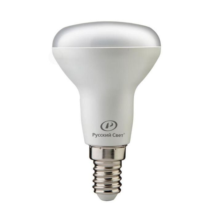 Изображение Лампа светодиодная RS R50 E14 7W 220-240V 6500К 7Вт 560лм Ra 90 рефлектор Русский Свет 15010645079