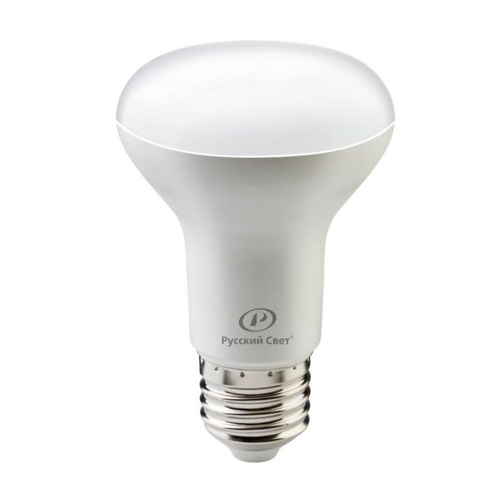 Изображение Лампа светодиодная RS R63 E27 9W 220-240V 6500К 9Вт 720лм Ra 90 рефлектор Русский Свет 15010745082