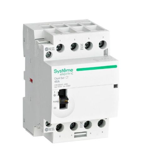 Изображение Контактор 4п City9 Set 4НО 40А AC 400В-230В SE C9C32440