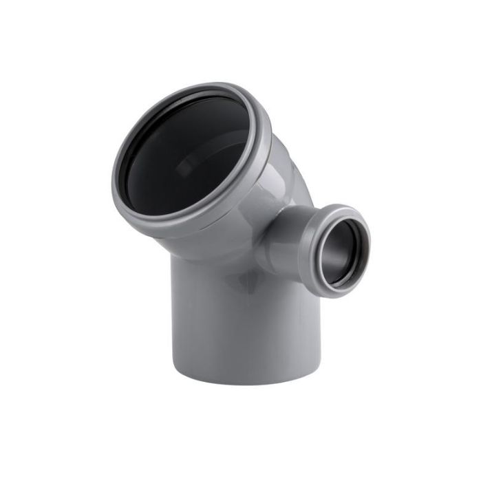 Изображение Отвод правый ВК ПП 110/50х45 сер. RTP 36684