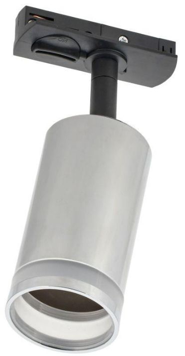 Изображение Светильник 4116 декоративный трековый поворотный GU10 хром IEK LT-USB0-4116-GU10-1-K23