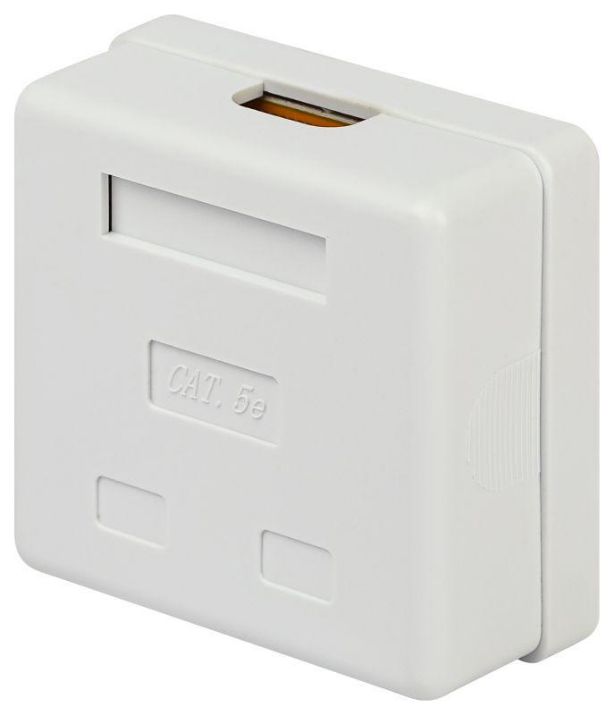 Изображение Розетка компьютерная 2-м RJ45 кат.5E неэкранир. Эра Б0056902