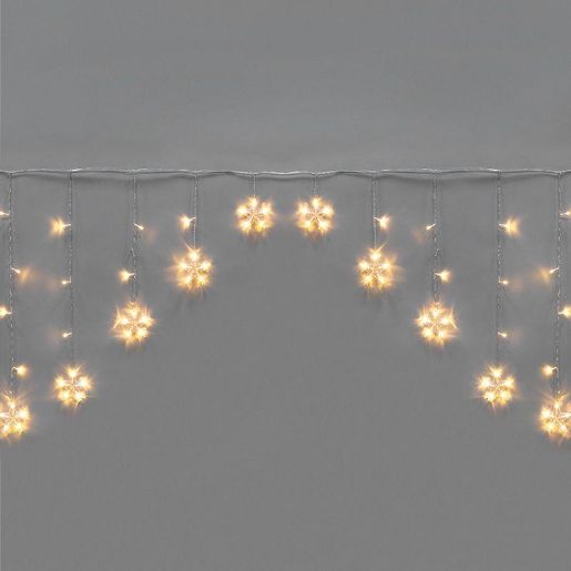Изображение Гирлянда светодиодная "Арка" со звездами 2.5х1.2м 136LED тепл. бел. 7Вт 230В IP20 с контроллером 8 режимов Neon-Night 255-076
