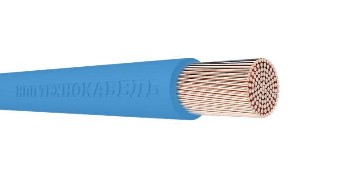 Изображение Провод ПуГВнг(А)-LS 1х2.5 450/750В С (бухта) (м) Технокабель 00-00149358