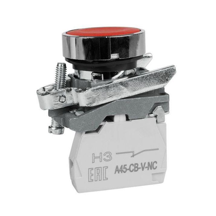 Изображение Кнопка OptiSignal D22 C4-P-401 красн. металл 1НЗ XB4BA42 КЭАЗ 332168