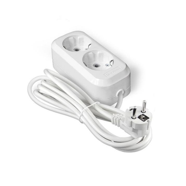 Изображение Удлинитель 2х5м с заземл. IP20 Е-302А ПВС 3х1.5 Universal 1719