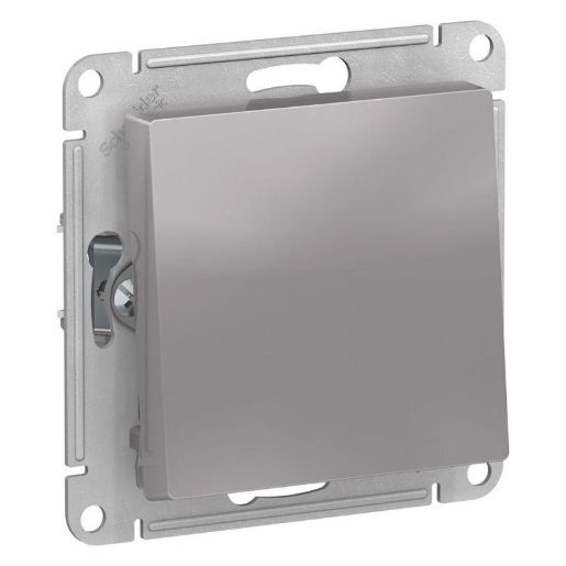 Изображение Переключатель 1-кл. AtlasDesign Aqua IP44 (сх. 6) 10AX механизм алюм. SE ATN440361