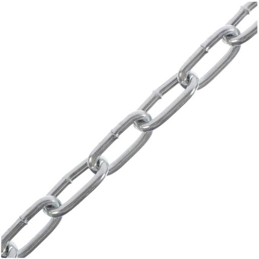 Изображение Цепь короткозвенная DIN 766 (SLC) 3мм накл. (уп.60м) Tech-Krep/Zitar 103323