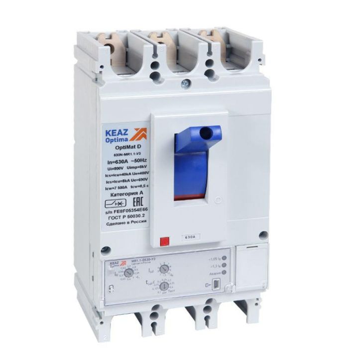 Изображение Выключатель автоматический OptiMat D630N-MR1.1-У3 КЭАЗ 321650