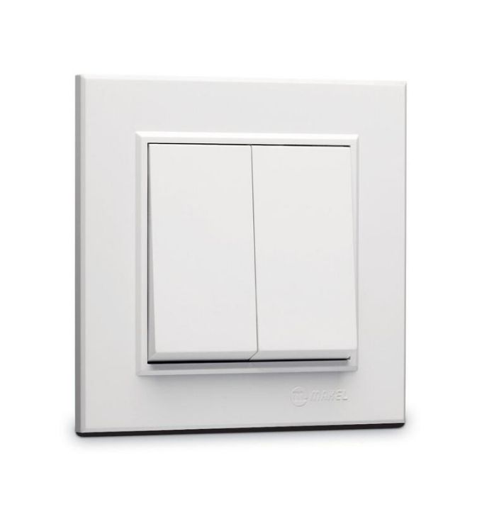 Изображение Выключатель 2-кл. СП Karea 10А IP20 бел. Makel 56001003