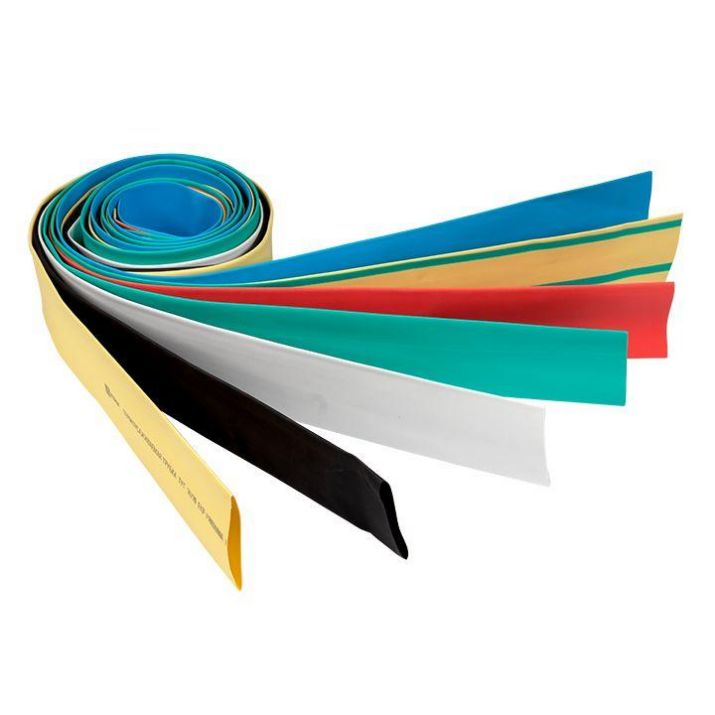 Изображение Набор трубок термоусадочных ТУТ 10/5; 12/6; 16/8; 20/10; 25/12.5; 30/15; 40/20 (7 цветов по 7шт 1м) PROxima EKF tut-n-1-r