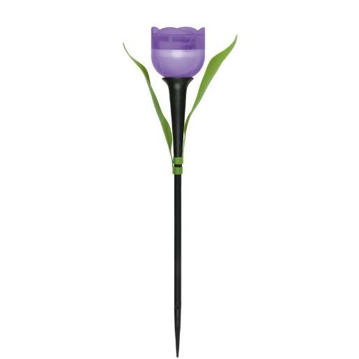 Изображение Светильник садовый USL-C-453/PT305 "Лиловый тюльпан" PURPLE TULIP IP44 солнечная батарея Uniel UL-00004278